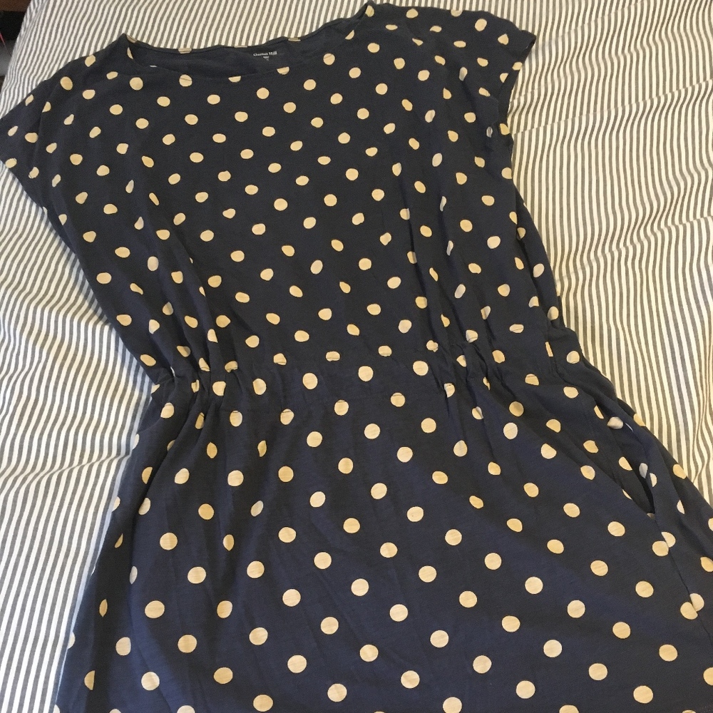 Garnet Hill polka dot tunic!